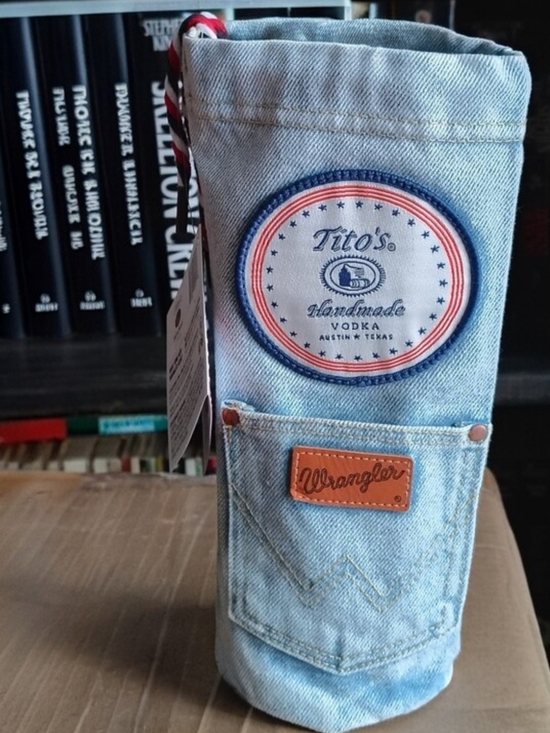 Wrangler Other - Wrangler Jeans Tito's Vodka Collab Bottle Carrier